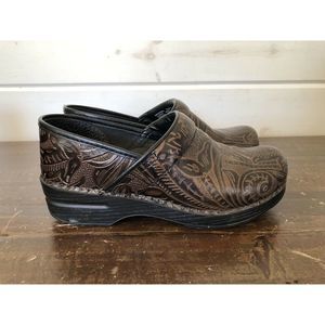 DANSKO Professional Tooled CLOGS Sz-39 Sz 8.5